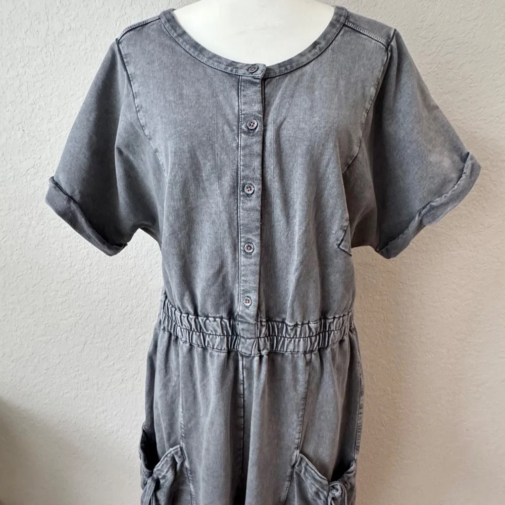 Saturday Sunday Anthropologie Estela Ultra Soft Cinch Waist Jumpsuit Size L‎ K